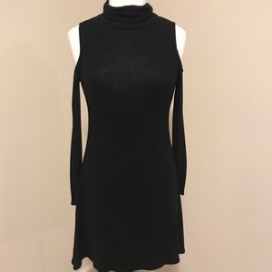 Cold Shoulder Little Black Dress